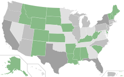 Épidémie de grippe H1N1 de 2009 aux États-Unis.      0 morts     1+ morts     5+ morts     20+ morts